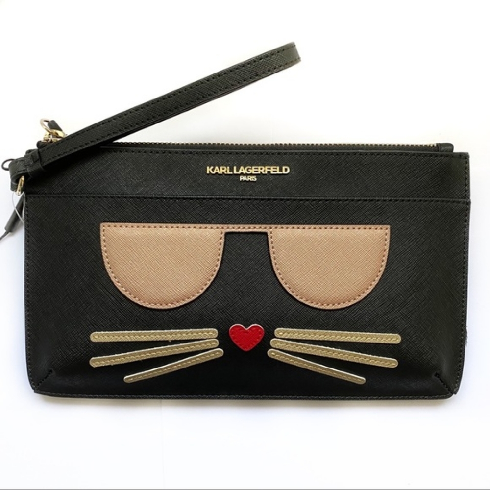 Karl Lagerfeld Paris Large Choupette Wristlet